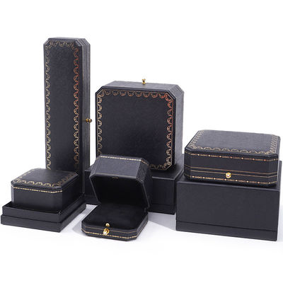 Brazalete de lujo collar caja de joyas de papel, caja de joyas de cartón personalizada rectángulo