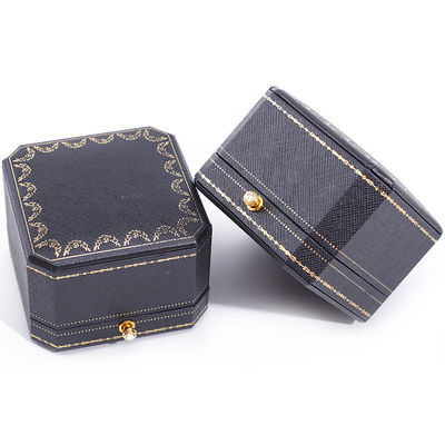 Brazalete de lujo collar caja de joyas de papel, caja de joyas de cartón personalizada rectángulo