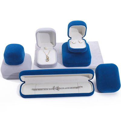 Caja de embalaje de joyas rectangulares personalizadas para pendientes de collar
