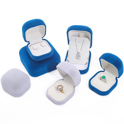 Caja de embalaje de joyas rectangulares personalizadas para pendientes de collar