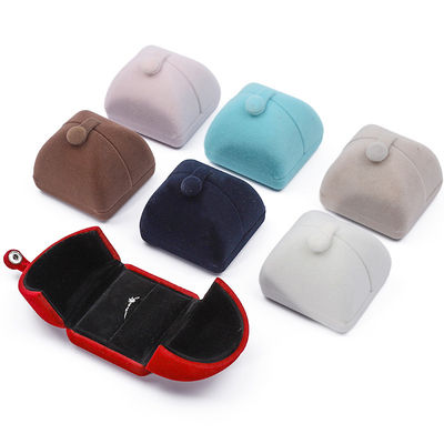 comprar Collar de terciopelo multicolor y caja de pendientes en forma de carcasa de joyería online manufacture