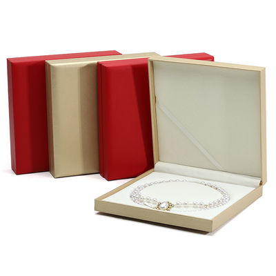 Organizador de envases de joyería de cuero de PU multifunción para colgante de perlas