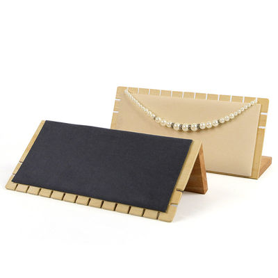 Encaje de joyas de madera con muescas de muesca