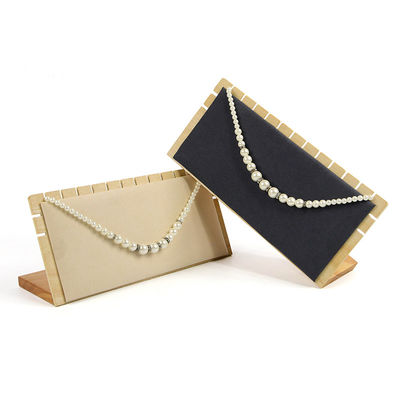 Encaje de joyas de madera con muescas de muesca