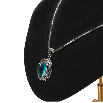 Muchos tamaños de revestimiento de terciopelo suave Joyería Bust Pendant Exhibition Stand