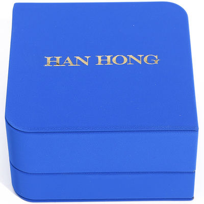 Caja de almacenamiento de joyas de cuero falso elegante en forma de arco de diamante Embalaje de lujo