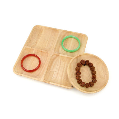 Muchas formas Joyería Display Plate Brazalete de madera Display Exhibition Tray