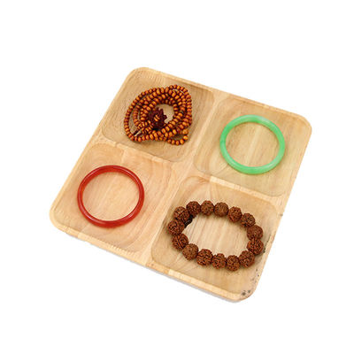 Muchas formas Joyería Display Plate Brazalete de madera Display Exhibition Tray