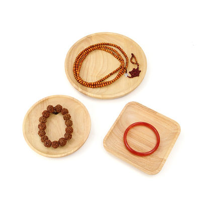 Muchas formas Joyería Display Plate Brazalete de madera Display Exhibition Tray