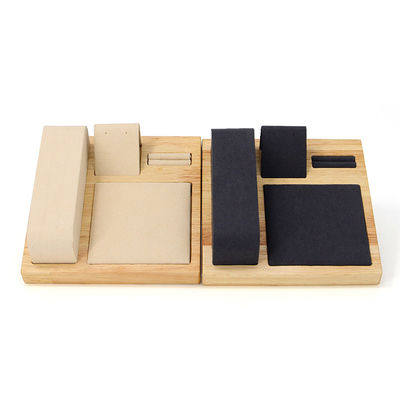 Display Tray de joyas de lujo de madera para relojes