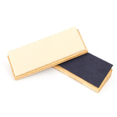 Placa de visualización de collares de cuello de madera con varias celdas