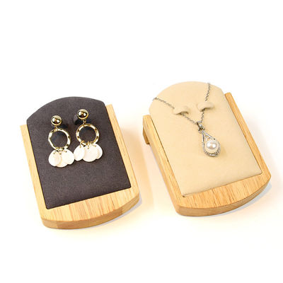 OEM Discreto Los aretes de madera Display Holder Joyería Pendant Exposición Requisitos