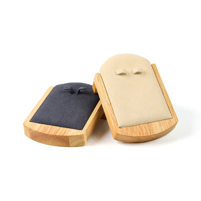 OEM Discreto Los aretes de madera Display Holder Joyería Pendant Exposición Requisitos