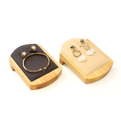 OEM Discreto Los aretes de madera Display Holder Joyería Pendant Exposición Requisitos