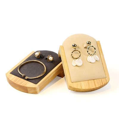 OEM Discreto Los aretes de madera Display Holder Joyería Pendant Exposición Requisitos
