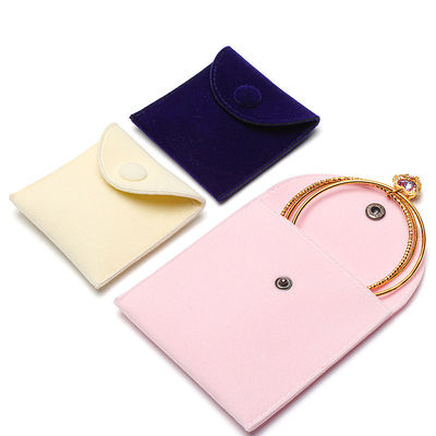 Bolso de almacenamiento de joyas de terciopelo mini sutil Bolso para orejas Pulsillos Anillos Brazalete