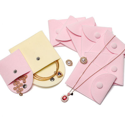 Bolso de almacenamiento de joyas de terciopelo mini sutil Bolso para orejas Pulsillos Anillos Brazalete