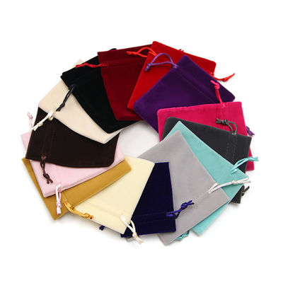 Anti rasguño de tirón de terciopelo bolsa de joyería bolso para joyería de lujo embalaje regalo