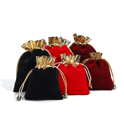 comprar Bolsas de joyería con la boca abierta de oro online manufacture