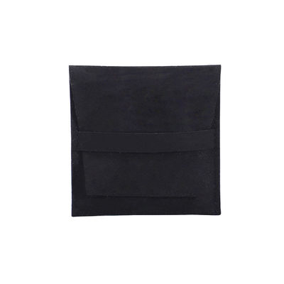 Bolso de almacenamiento de joyas de microfibra con separador extraíble para pendientes