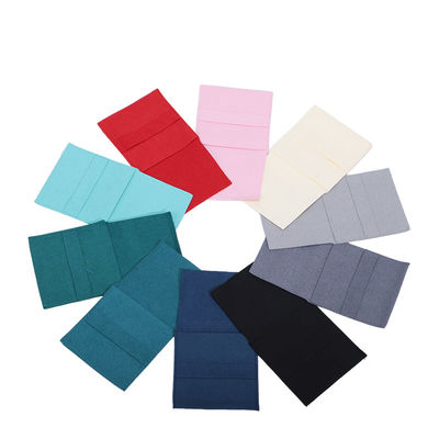 Compacto Simple de terciopelo suave Joyería Embalaje Búsqueda de bolsillo Mini Bolso de colgante