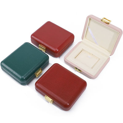 comprar Efecto flotante de alta gama de pieles de PU de joyería caja de almacenamiento para los pernos de las orejas de anillo online manufacture