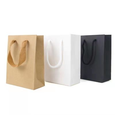 Bolsa de papel de cartón adaptable de joyería de lujo
