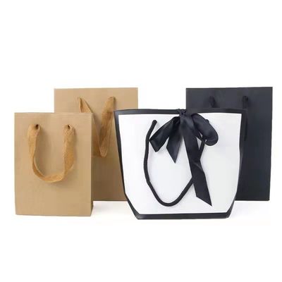 Bolsa de papel de cartón adaptable de joyería de lujo