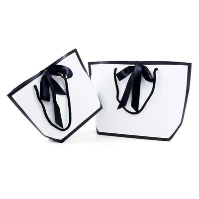Bolsa de papel de cartón adaptable de joyería de lujo