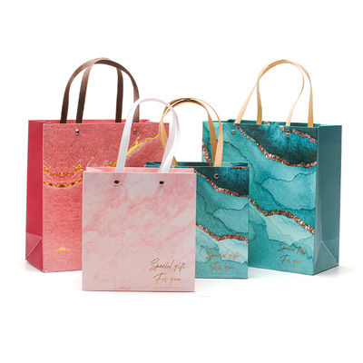 Bolsa de papel de cartón de lujo de lujo con manijas