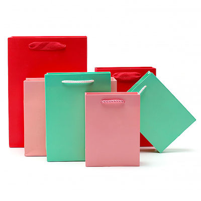 Chico Macarón de color de cartón Bolsa de regalo