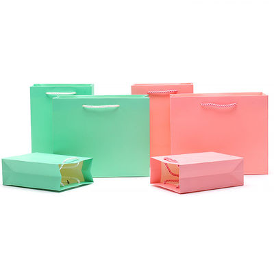 Chico Macarón de color de cartón Bolsa de regalo