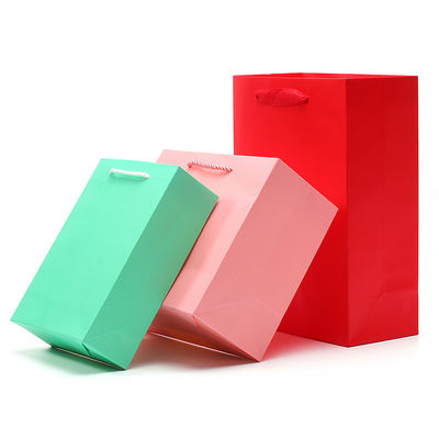 Chico Macarón de color de cartón Bolsa de regalo