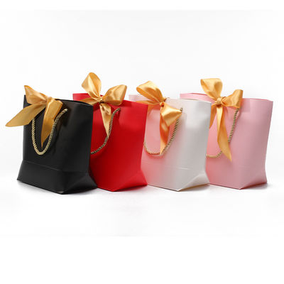 Compacto hermoso regalo de papel cartón bolso de bolsillo ornamento de bowknot para cumpleaños