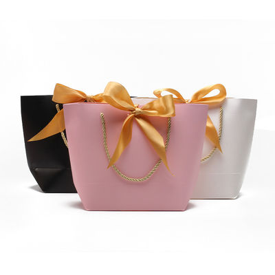 Compacto hermoso regalo de papel cartón bolso de bolsillo ornamento de bowknot para cumpleaños