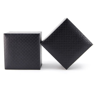 Cuadro de lujo de cartón de caja de relojes de papel duro de textura de diamantes