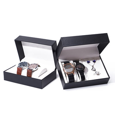 comprar Caja de relojes de papel duro de gran capacidad caja de almacenamiento de joyas resistente multifunción online manufacture