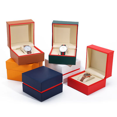 comprar Bolsa de embalaje de relojes de cuero de polietileno de color suave y práctico online manufacture
