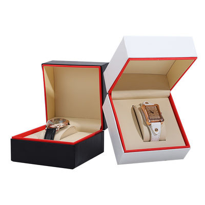 Bolsa de embalaje de relojes de cuero de polietileno de color suave y práctico