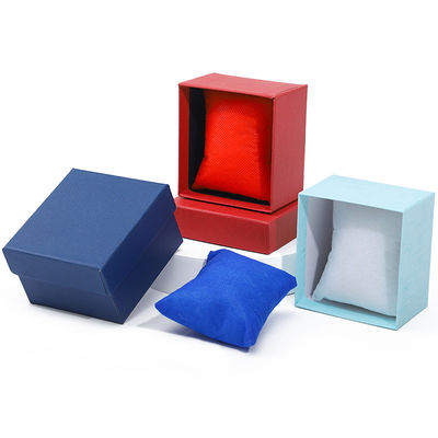 comprar Caja de relojes de papel de grano con ranura única con almohada desmontable online manufacture