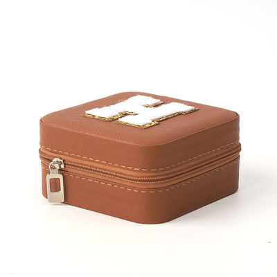 Caja de almacenamiento de joyas organizador de joyas de viaje