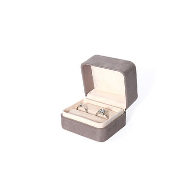 Caja de embalaje de joyería gris premium personalizada de alta gama para conjuntos de joyería grandes: collar, pulsera, pendientes, embalaje de anillos