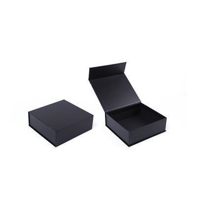 Fabricación al por mayor de cajas de regalo magnéticas de alta calidad, embalaje con logotipo personalizado, lujo, ecológicas, de cartón, papel negro, caja magnética para joyas