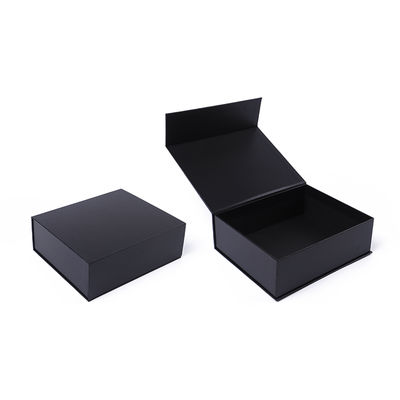 Fabricación al por mayor de cajas de regalo magnéticas de alta calidad, embalaje con logotipo personalizado, lujo, ecológicas, de cartón, papel negro, caja magnética para joyas
