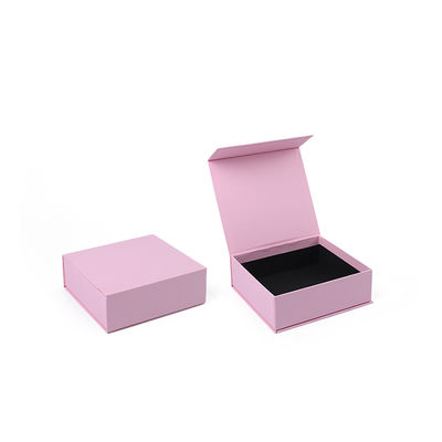 Fabricación al por mayor de alta calidad Caja de regalo magnética Embalaje Logotipo personalizado de lujo de cartón ecológico Papel rosa Caja de joyas magnéticas