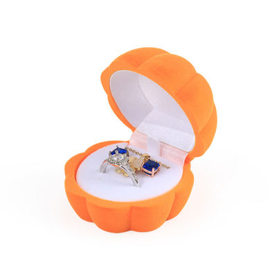 embalaje de joyería de caja de anillo de terciopelo personalizado premium personalizado para Halloween