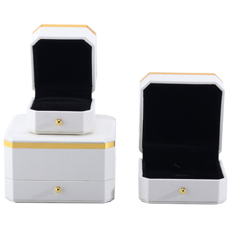 Caja de embalaje de joyas octagonales hecha a mano Hanhong para pulseras y collares de lujo