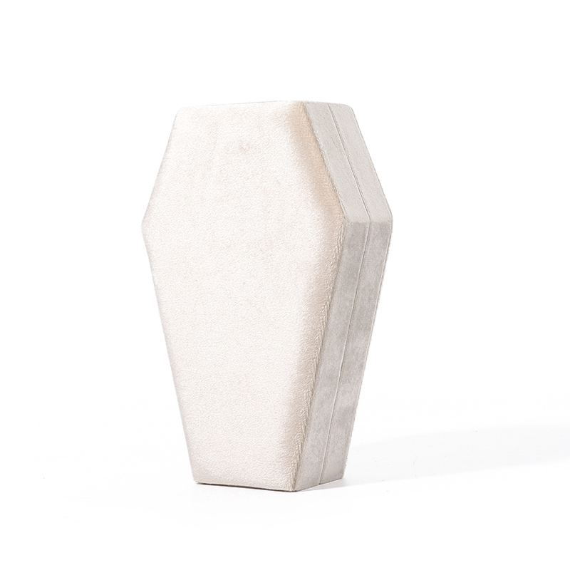 Organizador personalizado Almacenamiento de joyería de terciopelo blanco Caja de viaje de joyería de Navidad OEM caja de regalo