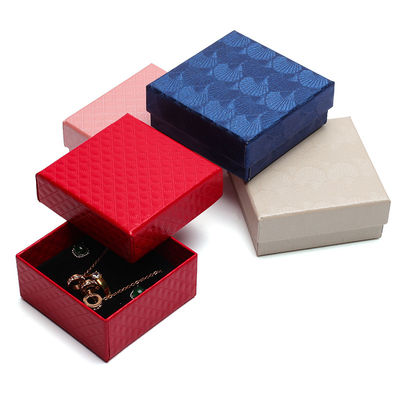 Hanhong Logotipo personalizado Joyería paquete Céu y tierra cubierta de lujo de impresión de papel caja