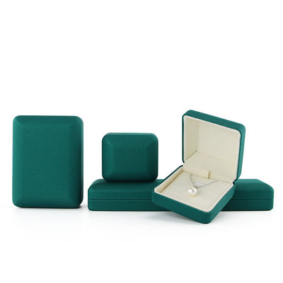 Paquete de joyería Collar de hierro caja de anillos para tamaño personalizado Grado Hanhong Esmeralda